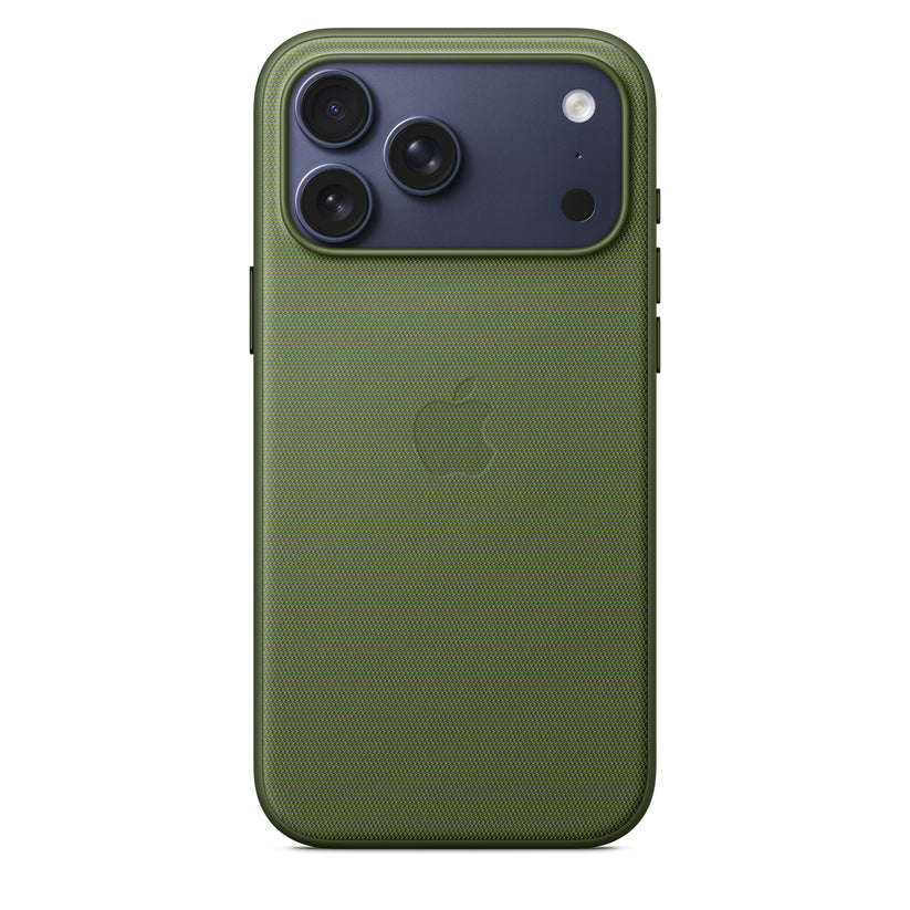 Kryt na iPhone 17 Pro Max z tkaniny TechWoven Apple s MagSafe - zelený - iSTYLE CZ