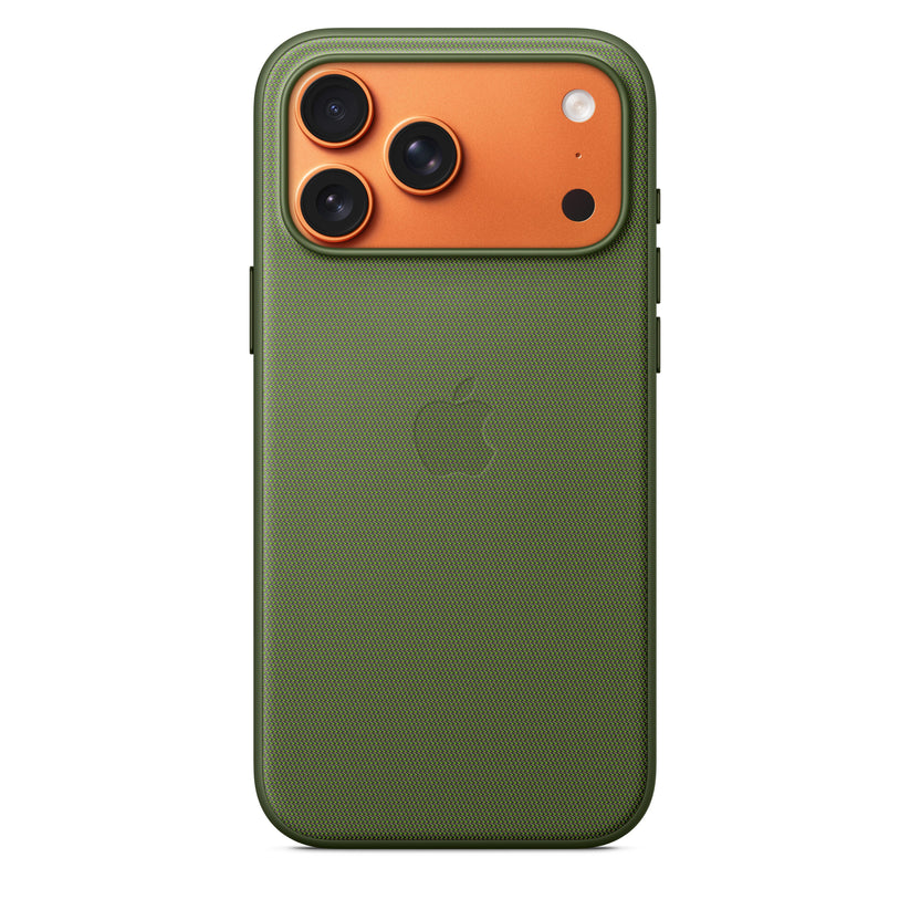 Kryt na iPhone 17 Pro Max z tkaniny TechWoven Apple s MagSafe - zelený - iSTYLE CZ