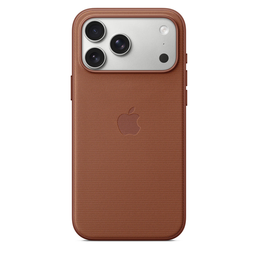 Kryt na iPhone 17 Pro Max z tkaniny TechWoven Apple s MagSafe - siensky hnědý - iSTYLE CZ