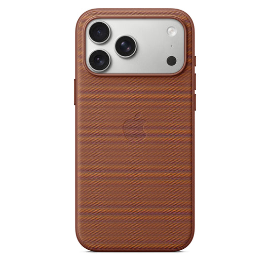 Kryt na iPhone 17 Pro Max z tkaniny TechWoven Apple s MagSafe - siensky hnědý - iSTYLE CZ