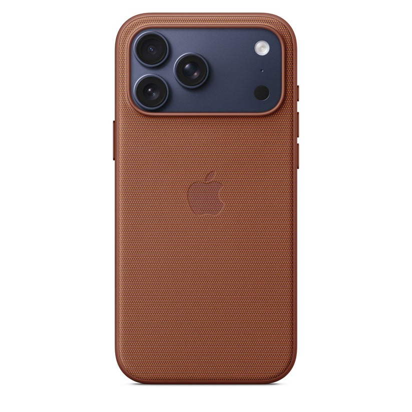 Kryt na iPhone 17 Pro Max z tkaniny TechWoven Apple s MagSafe - siensky hnědý - iSTYLE CZ