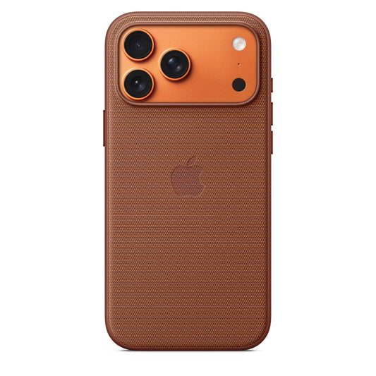 Kryt na iPhone 17 Pro Max z tkaniny TechWoven Apple s MagSafe - siensky hnědý - iSTYLE CZ