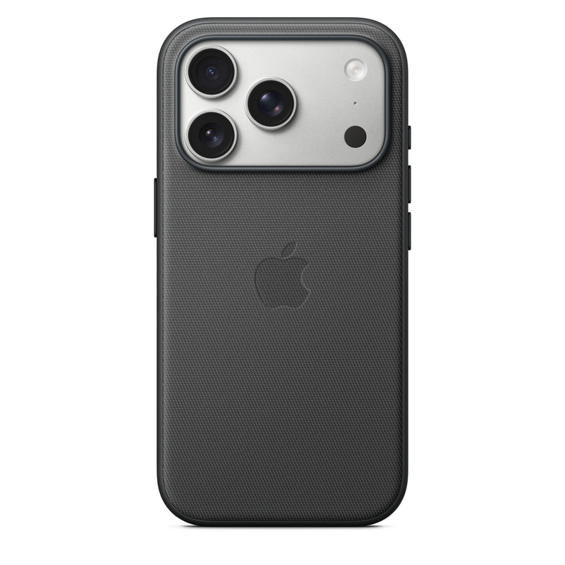 Kryt na iPhone 17 Pro z tkaniny TechWoven Apple s MagSafe - černý - iSTYLE CZ