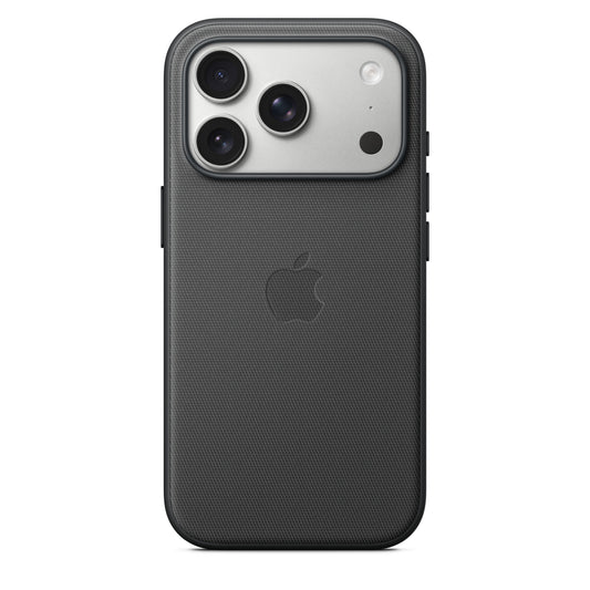Kryt na iPhone 17 Pro z tkaniny TechWoven Apple s MagSafe - černý - iSTYLE CZ