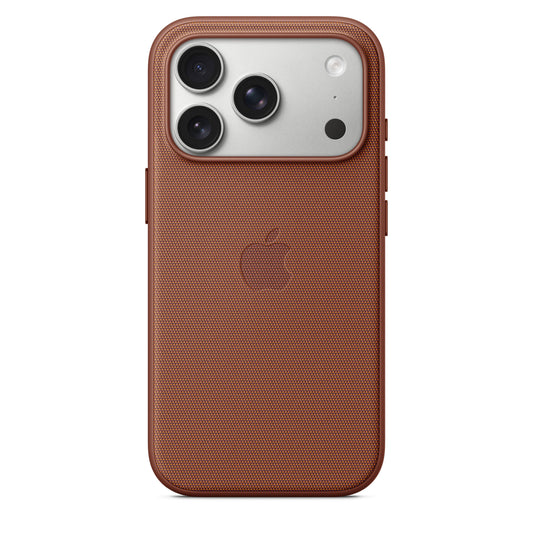 Kryt na iPhone 17 Pro z tkaniny TechWoven Apple s MagSafe - siensky hnědý - iSTYLE CZ