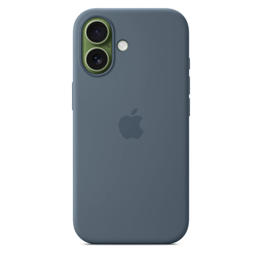 Silikonový kryt na iPhone 17 Apple s MagSafe - ocelově modrý - iSTYLE CZ