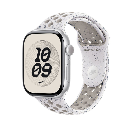 Řemínek pro Apple Watch 44/45/46/49 mm Apple Veiled Grey sportovní Nike - S/M - iSTYLE CZ