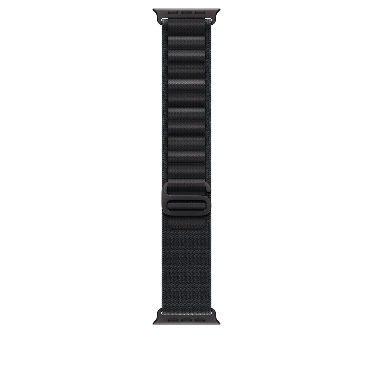 Řemínek pro Apple Watch 44/45/46/49 mm Apple černý Alpský tah - střední - provedení z černého titanu - iSTYLE CZ