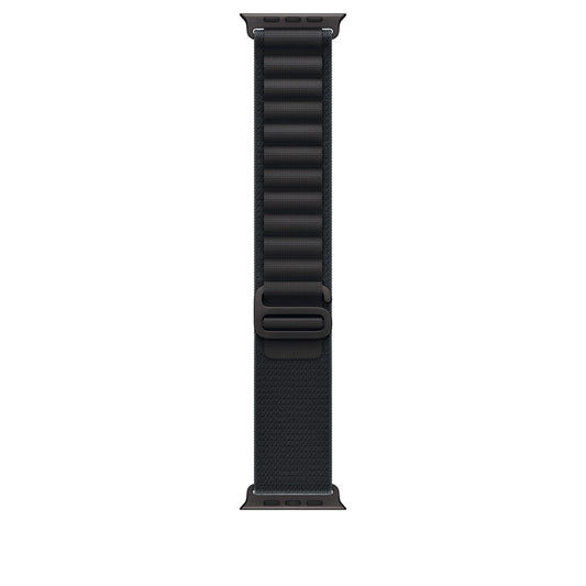 Řemínek pro Apple Watch 44/45/46/49 mm Apple černý Alpský tah - střední - provedení z černého titanu - iSTYLE CZ