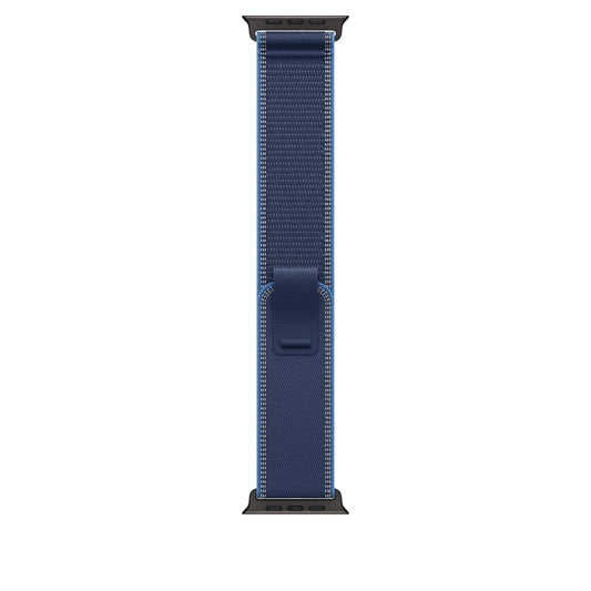 Řemínek pro Apple Watch 44/45/46/49 mm Apple modrý / jasně modrý Trailový tah - M/L - provedení z černého titanu - iSTYLE CZ