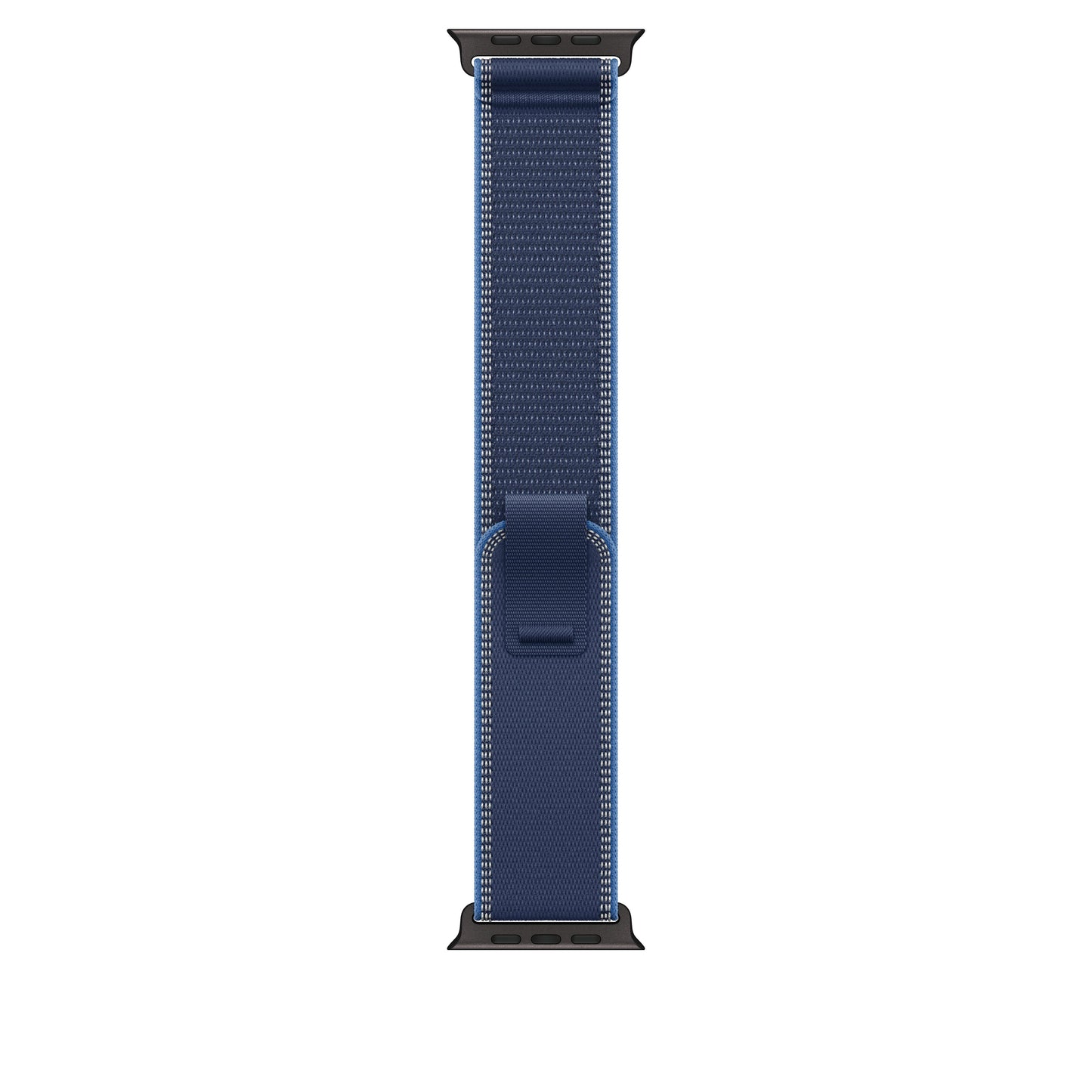 Řemínek pro Apple Watch 44/45/46/49 mm Apple modrý / jasně modrý Trailový tah - S/M - provedení z černého titanu - iSTYLE CZ