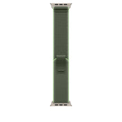 Řemínek pro Apple Watch 44/45/46/49 mm Apple zelený/neonový Trailový tah - S/M- provedení z přírodního titanu - iSTYLE CZ