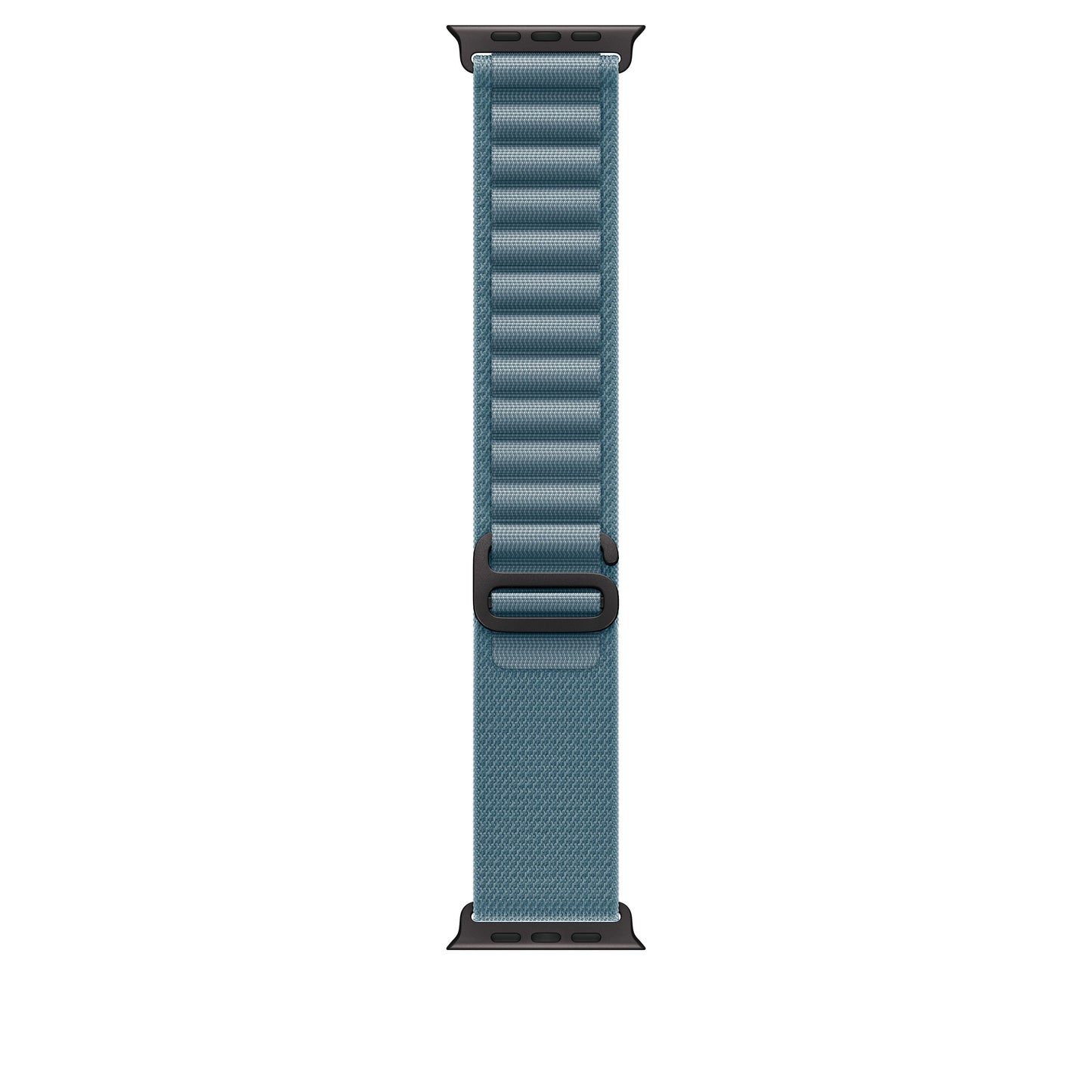 Řemínek pro Apple Watch 44/45/46/49 mm Apple světle modrý Alpský tah - velký - provedení z černého titanu - iSTYLE CZ