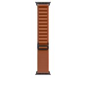 Řemínek pro Apple Watch 44/45/46/49 mm Apple terakotový Alpský tah - velký - provedení z černého titanu - iSTYLE CZ