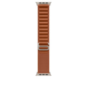Řemínek pro Apple Watch 44/45/46/49 mm Apple terakotový Alpský tah - velký - provedení z přírodního titanu - iSTYLE CZ
