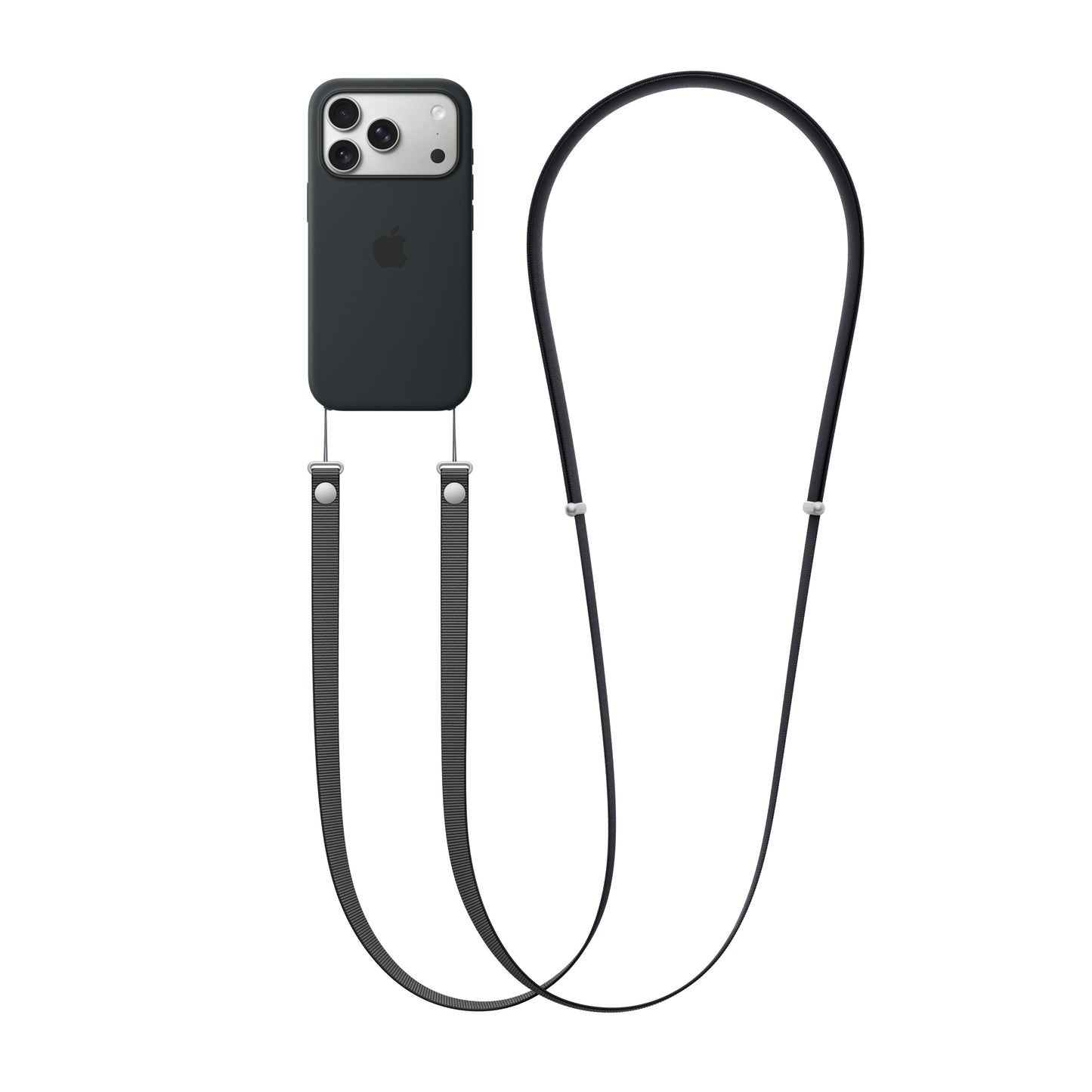 Crossbody popruh Apple - černý - iSTYLE CZ
