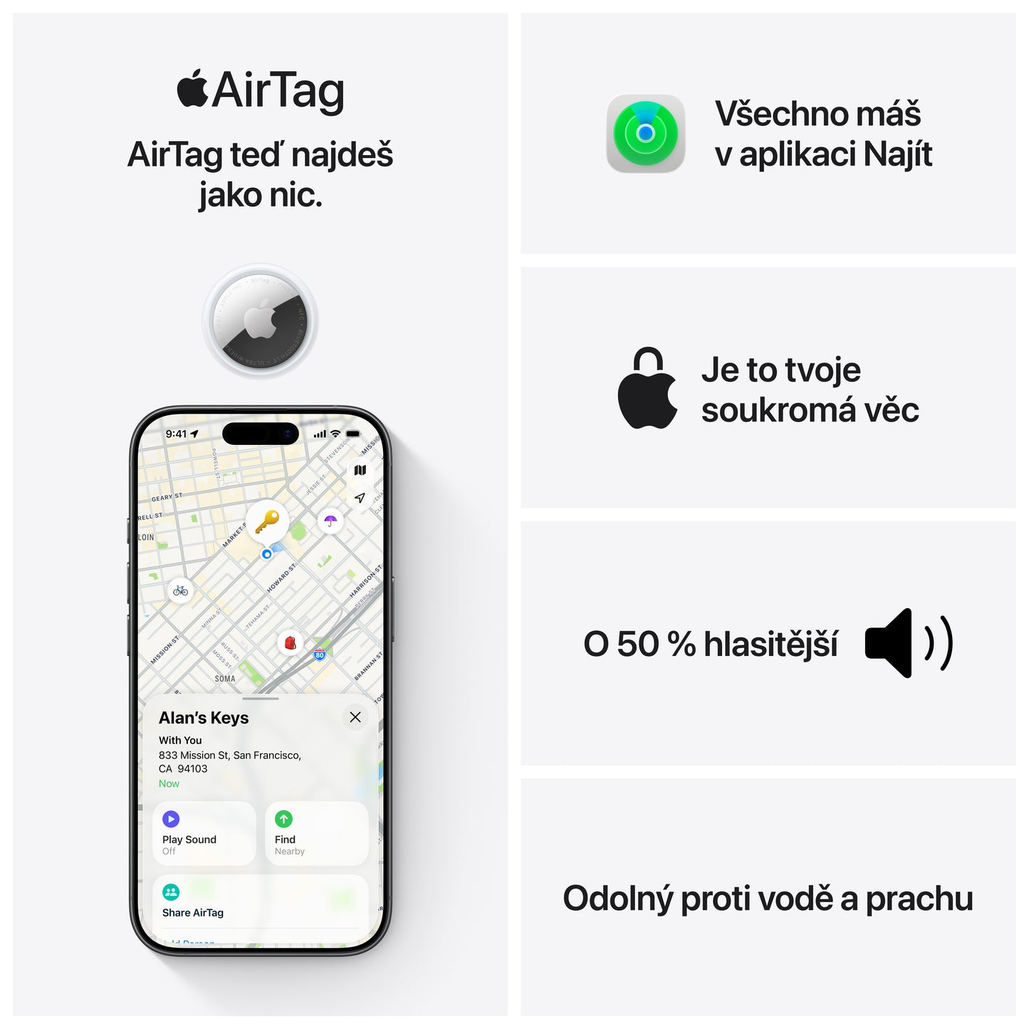 AirTag 4 pack - iSTYLE.cz
