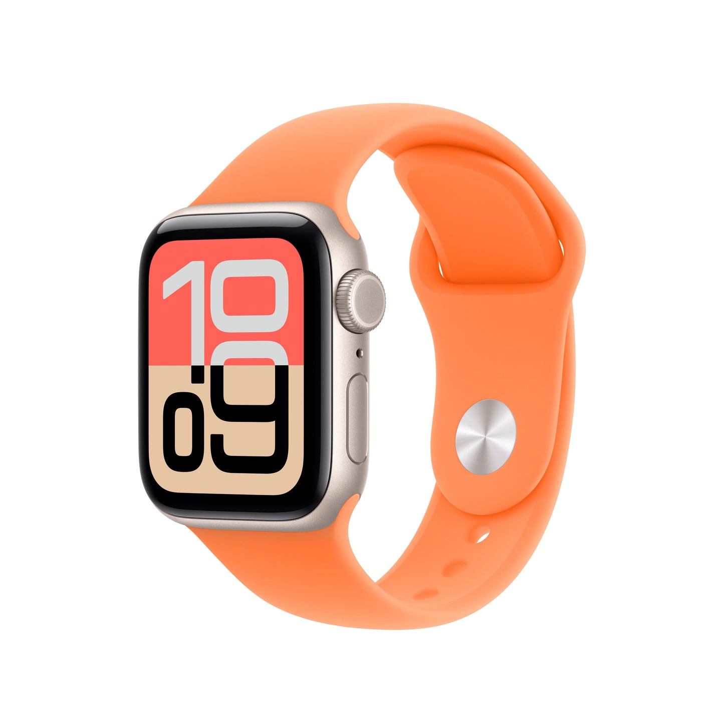 40mm mandarinkový sportovní řemínek – S/M - iSTYLE.cz