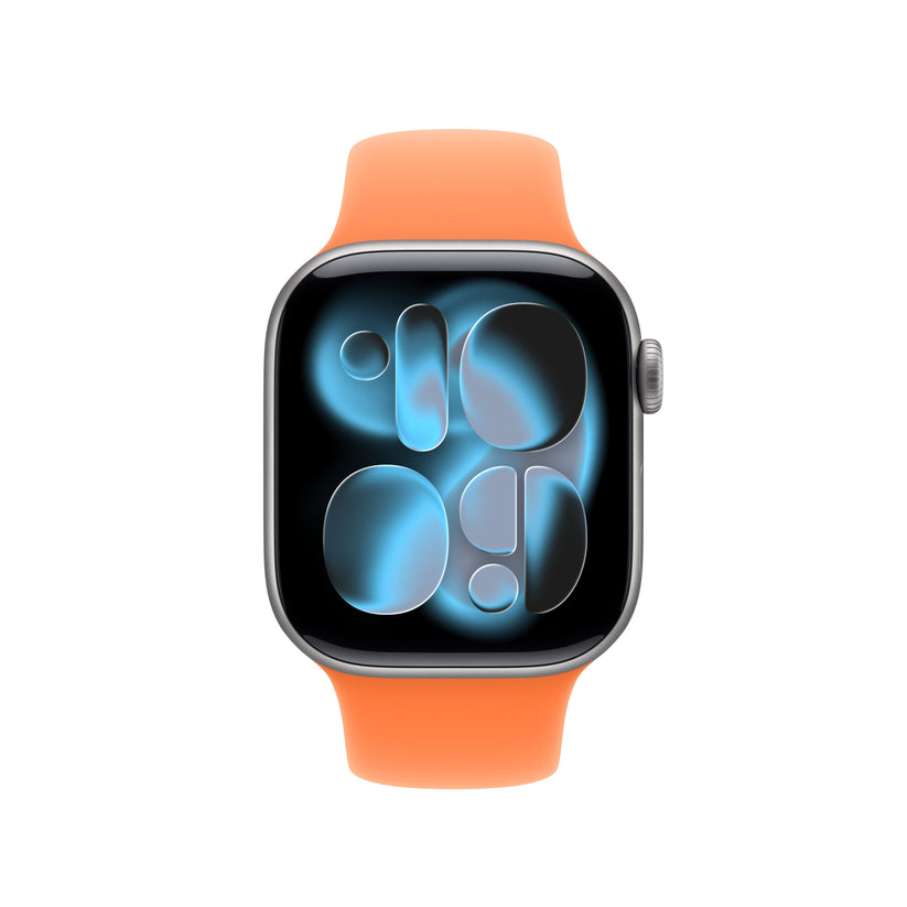 42mm mandarinkový sportovní řemínek – S/M - iSTYLE.cz