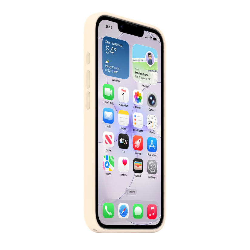 Silikonový kryt s MagSafe na iPhone 17e – vanilkový - iSTYLE.cz