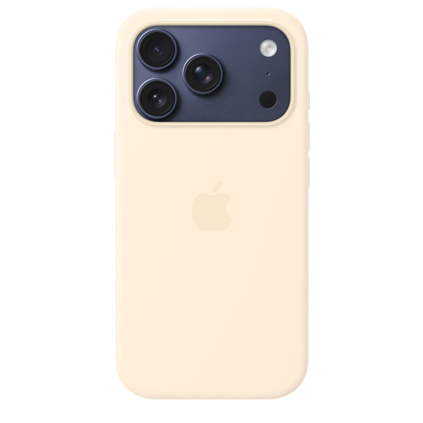 Silikonový kryt s MagSafe na iPhone 17 Pro – vanilkový - iSTYLE.cz