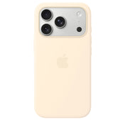 Silikonový kryt s MagSafe na iPhone 17 Pro – vanilkový - iSTYLE.cz