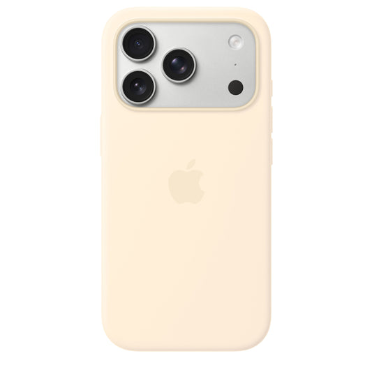 Silikonový kryt s MagSafe na iPhone 17 Pro – vanilkový - iSTYLE.cz