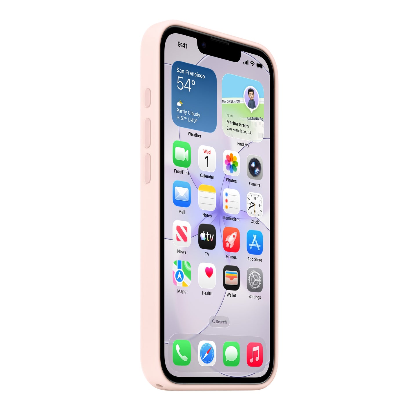 Silikonový kryt s MagSafe na iPhone 17e – jemně růžový - iSTYLE.cz