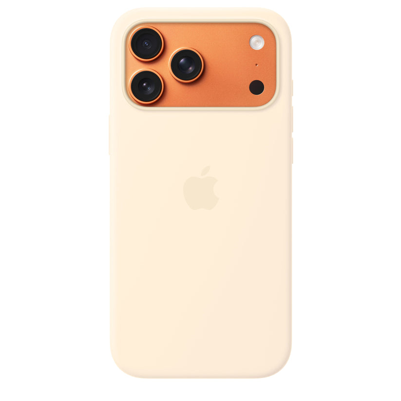 Silikonový kryt s MagSafe na iPhone 17 Pro Max – vanilkový - iSTYLE.cz