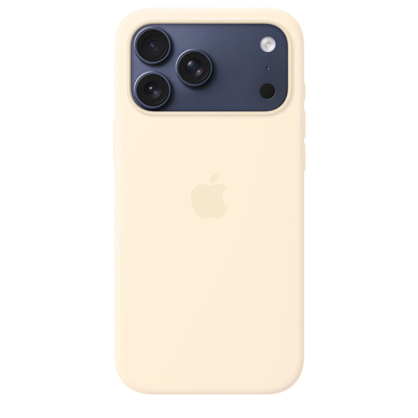 Silikonový kryt s MagSafe na iPhone 17 Pro Max – vanilkový - iSTYLE.cz
