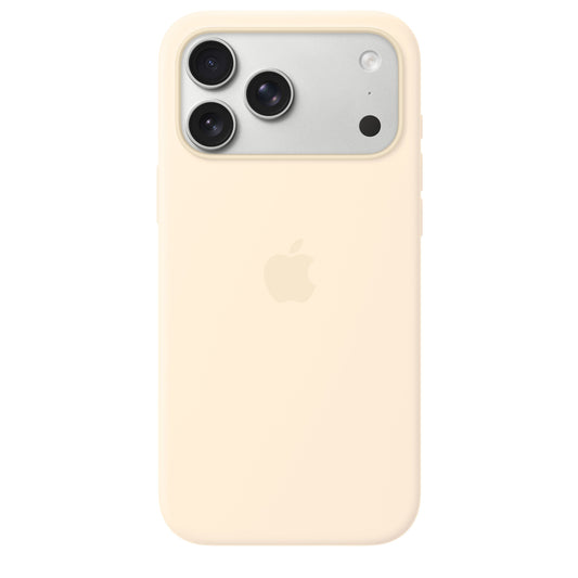 Silikonový kryt s MagSafe na iPhone 17 Pro Max – vanilkový - iSTYLE.cz