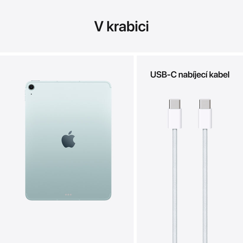 11palcový iPad Air Wi-Fi + Cellular 128 GB - modrý (M4) - iSTYLE.cz