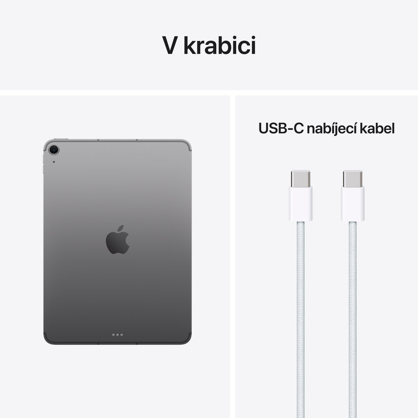 11palcový iPad Air Wi-Fi + Cellular 1 TB - vesmírně šedý (M4) - iSTYLE.cz
