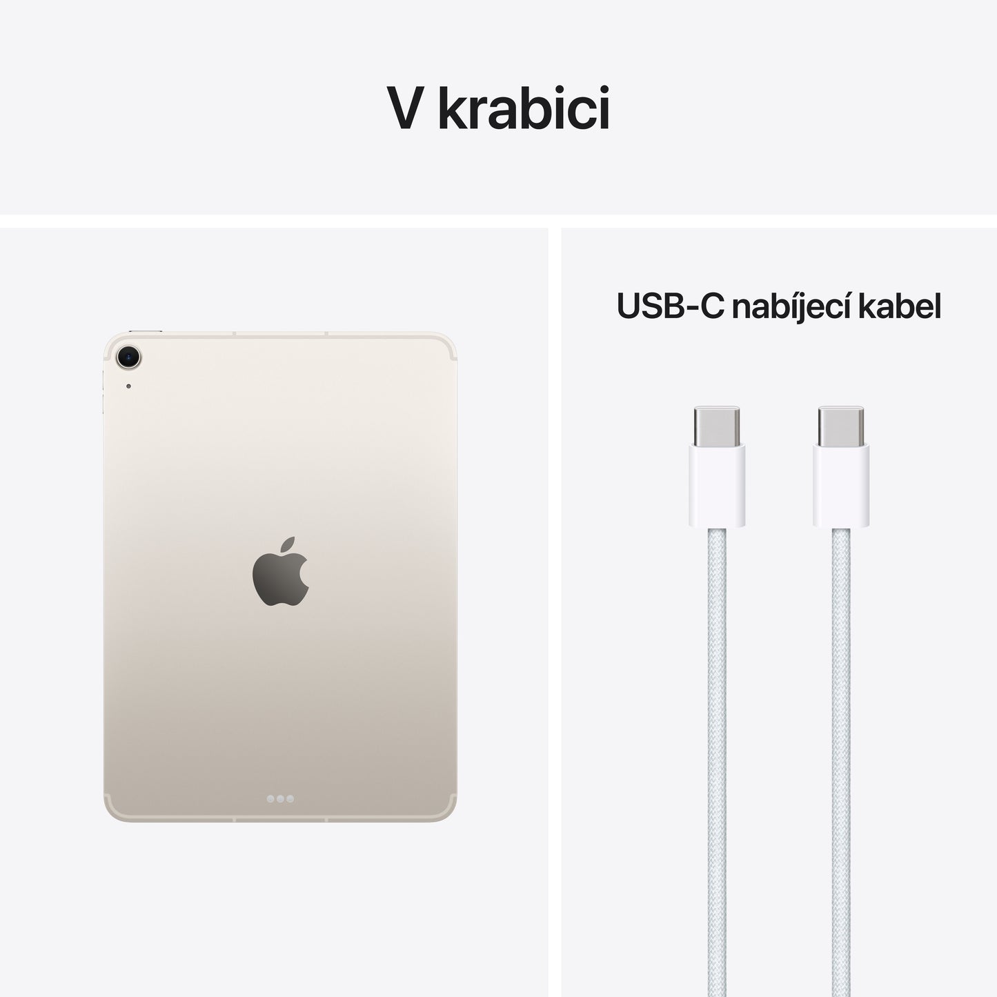 11palcový iPad Air Wi-Fi + Cellular 512 GB - hvězdně bílý (M4) - iSTYLE.cz
