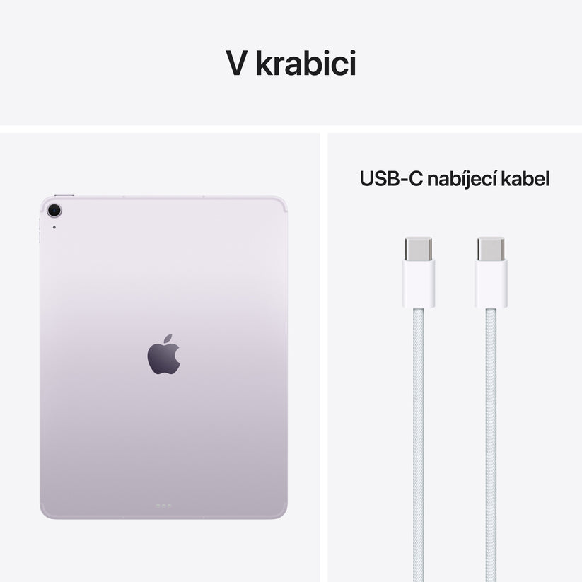 13palcový iPad Air Wi-Fi + Cellular 512 GB - fialový (M4) - iSTYLE.cz