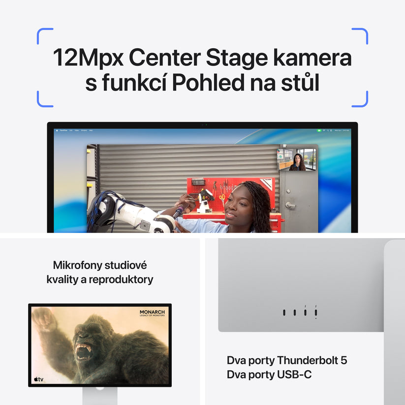 Studio Display – sklo s nanotexturou – stojan s nastavitelným náklonem a výškou - iSTYLE.cz