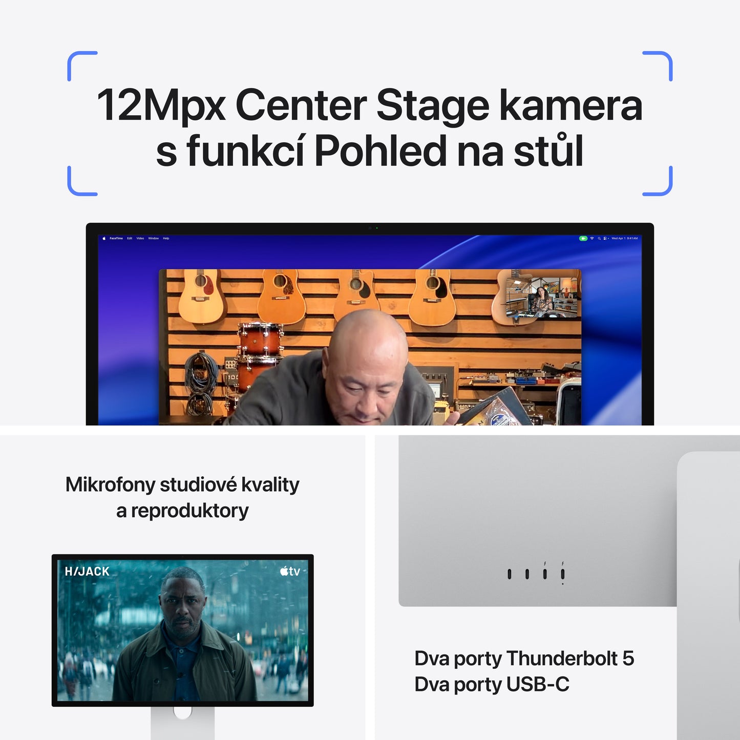 Studio Display XDR – sklo s nanotexturou – stojan s nastavitelným náklonem a výškou - iSTYLE.cz