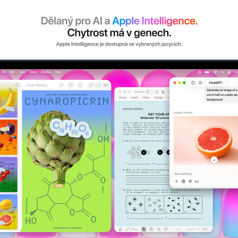 MacBook Neo 13", Apple A18 Pro čip, 6jádrové CPU, 5jádrové GPU, 8 GB, 512GB SSD, Touch ID, INT – indigový (otevřený) - iSTYLE.cz