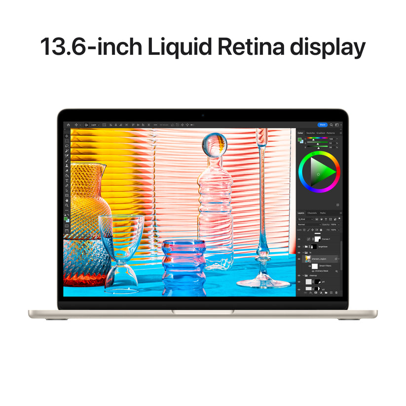 MacBook Air 13,6", Apple M2 8jádrové CPU, 8jádrové GPU, 16GB, 256GB SSD, CZ - hvězdně bílý (Copy) - iSTYLE CZ