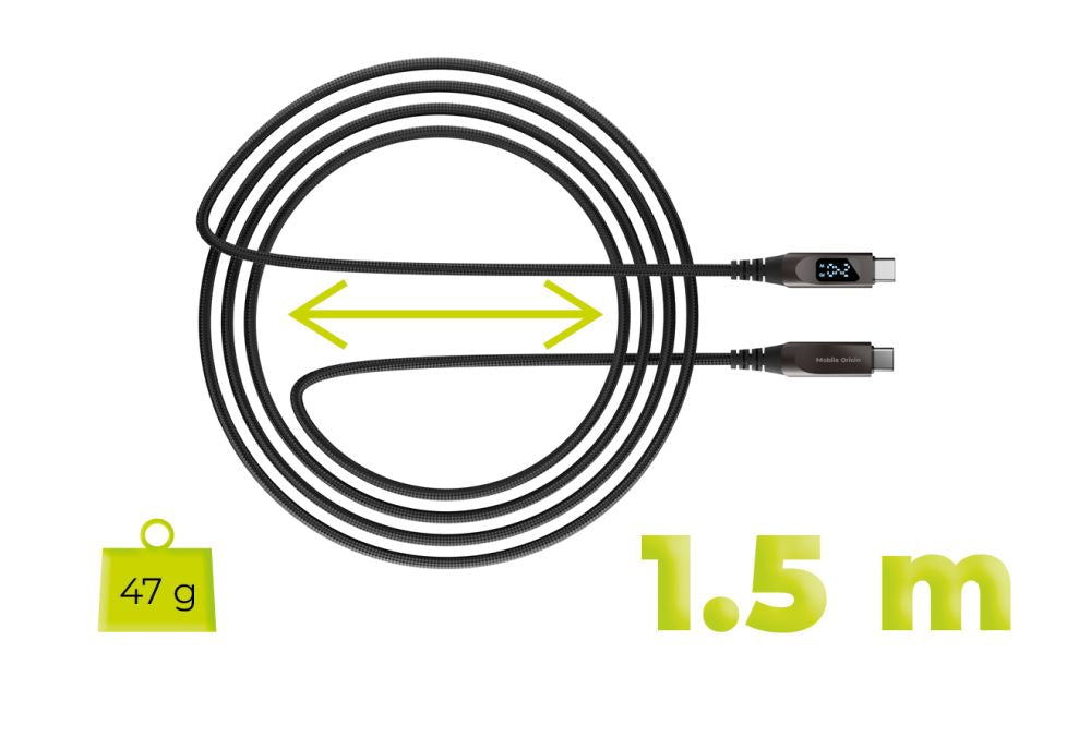 Mobile Origin 240W Display Cable USB-C to USB-C 1.5m CB4 - iSTYLE.cz