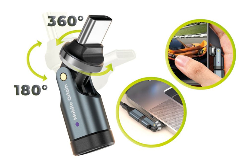 Mobile Origin 240W USB-C Rotation 540° Adapter CB13 - iSTYLE.cz