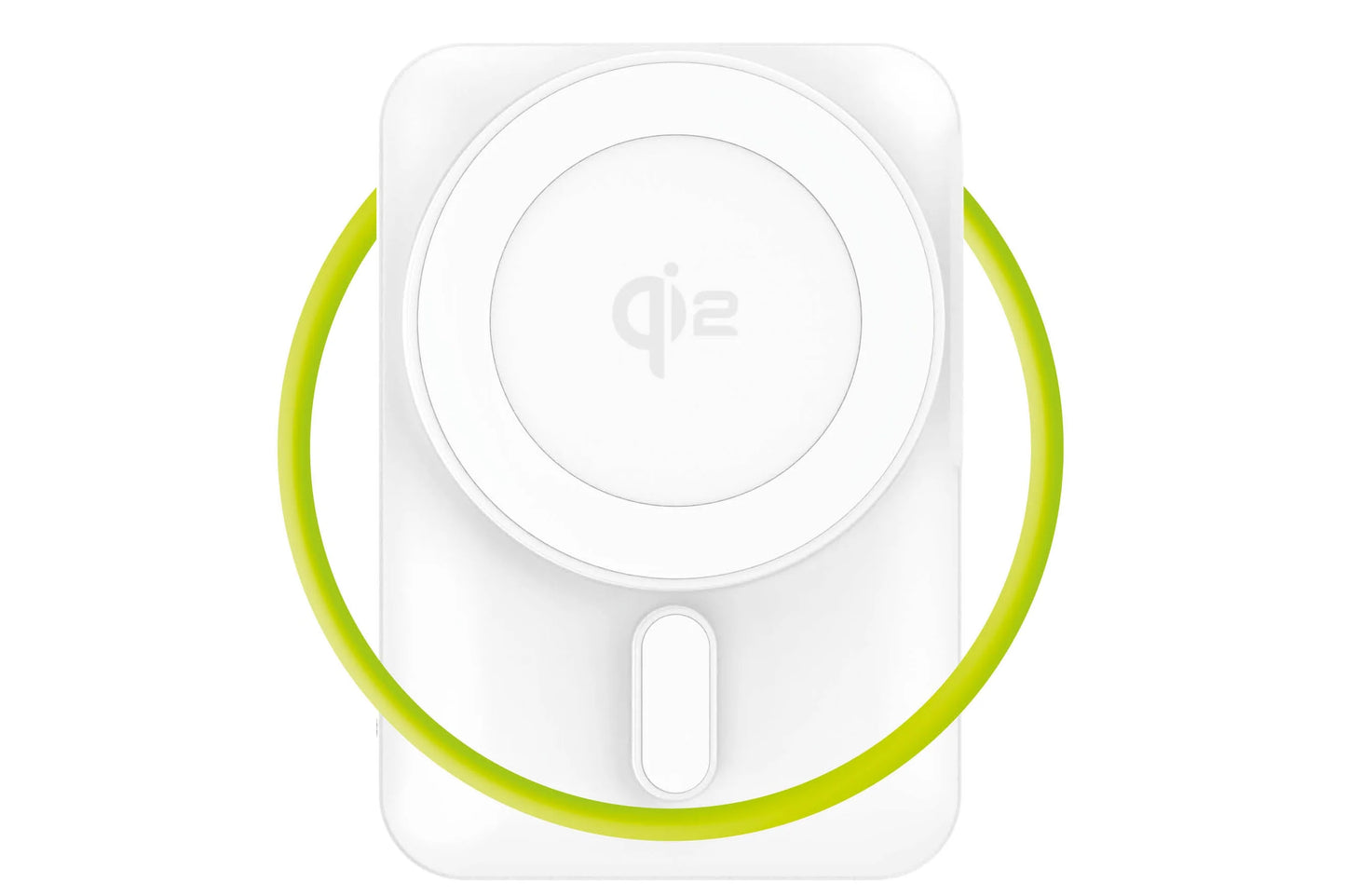Powerbanka Mobile Origin s displejem Semi-solid PB19 10000mah Qi2 + USB-C kabel - bílá