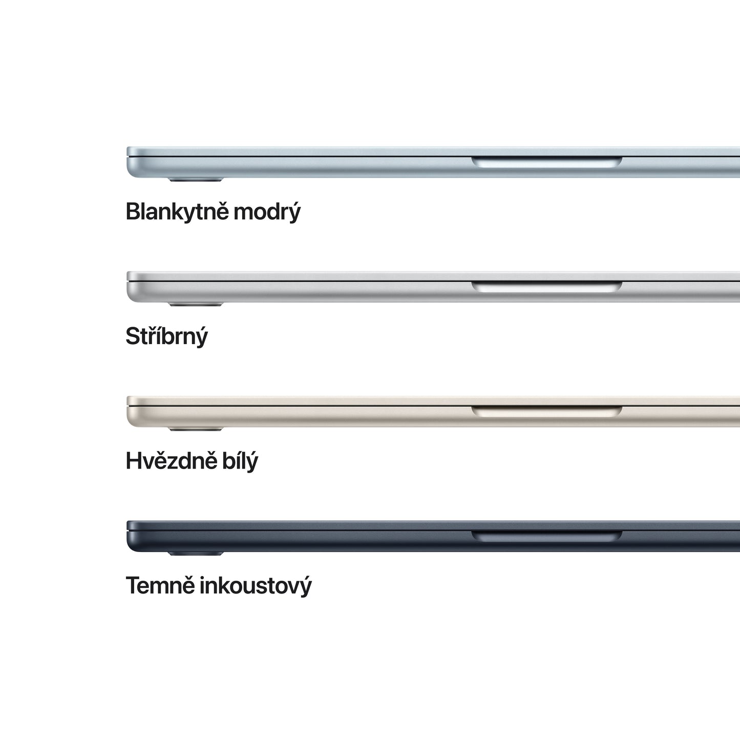 MacBook Air 13", M5 10jádrové CPU, 10jádrové GPU, 24 GB, 512GB SSD, CZ - temně inkoustová (otevřený) - iSTYLE.cz