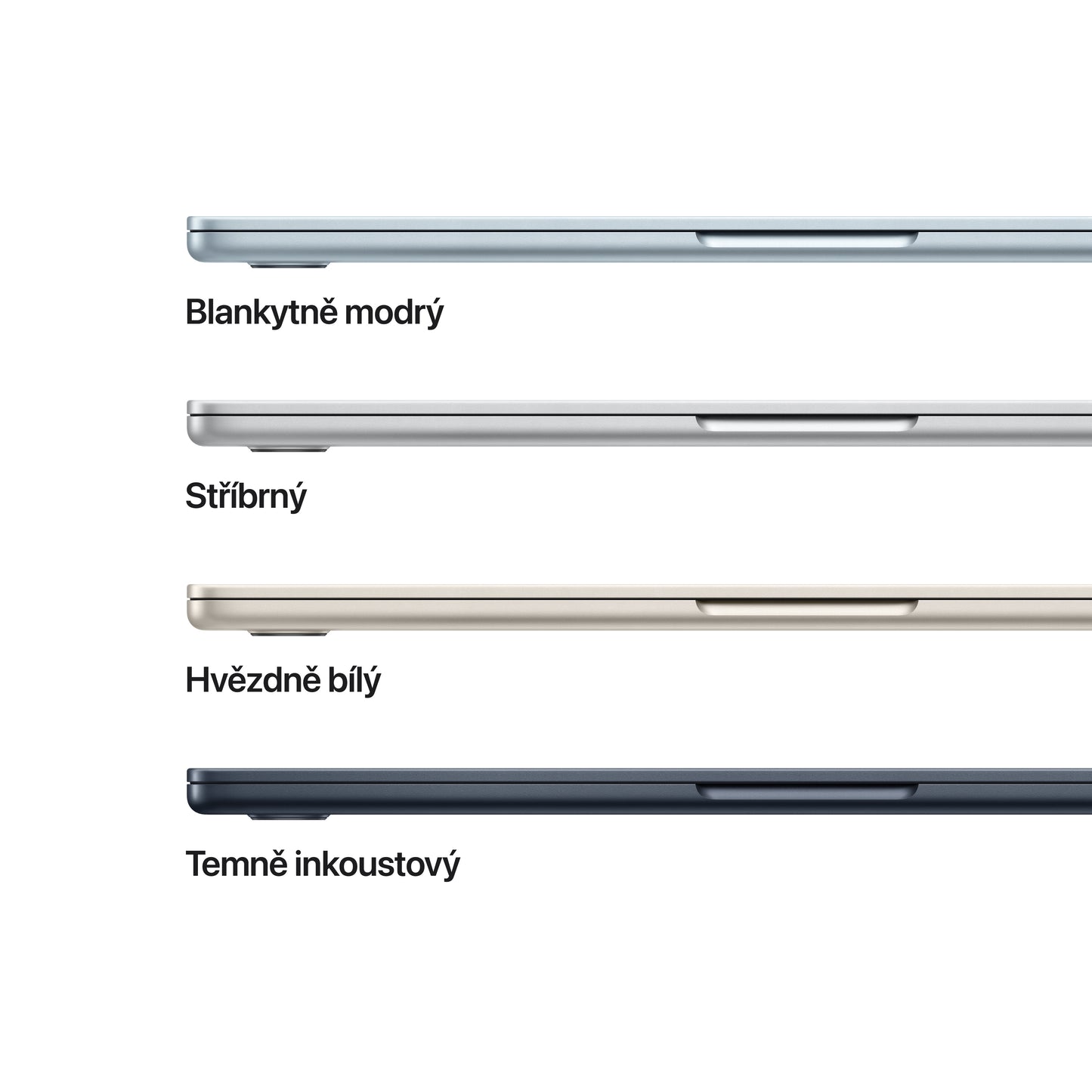 MacBook Air 13,6", Apple M5 10jádrové CPU, 10jádrové GPU, 24GB, 1TB SSD – temně inkoustový (otevřený) - iSTYLE.cz