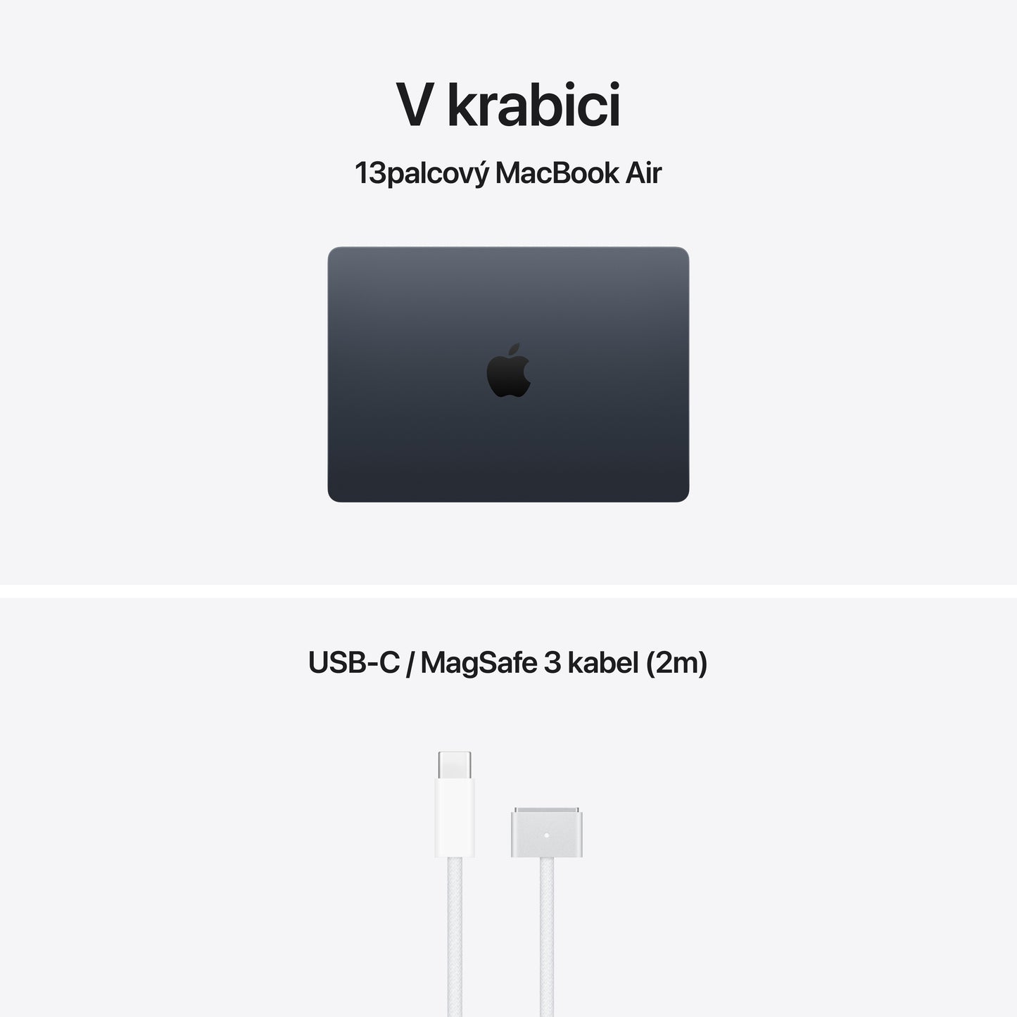 MacBook Air 13,6", Apple M5 10jádrové CPU, 10jádrové GPU, 24GB, 1TB SSD – temně inkoustový (otevřený) - iSTYLE.cz