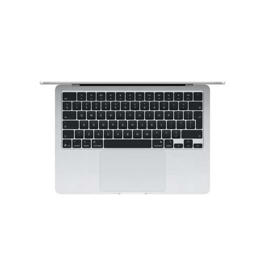 MacBook Air 13,6", Apple M5 10jádrové CPU, 8jádrové GPU, 16GB, 512GB SSD – stříbrný (otevřený)
