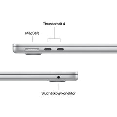 MacBook Air 13", Apple M5 čip, 10jádrové CPU, 10jádrové GPU, 32 GB, 2TB SSD, CZ - stříbrná - iSTYLE.cz