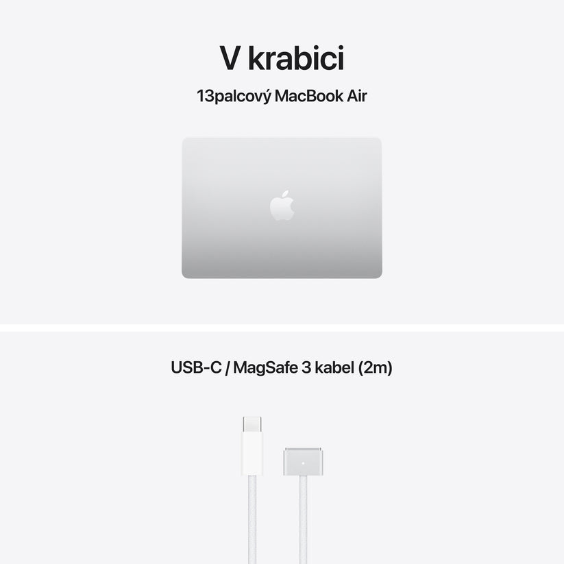 MacBook Air 13", Apple M5 čip, 10jádrové CPU, 10jádrové GPU, 32 GB, 2TB SSD, CZ - stříbrná - iSTYLE.cz