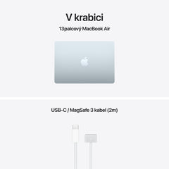 MacBook Air 13,6", Apple M5 10jádrové CPU, 10jádrové GPU, 16GB, 1TB SSD – blankytně modrý