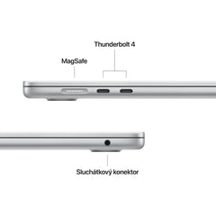 MacBook Air 15", Apple M5 čip, 10jádrové CPU, 10jádrové GPU, 24 GB, 2TB SSD, CZ - stříbrná - iSTYLE.cz